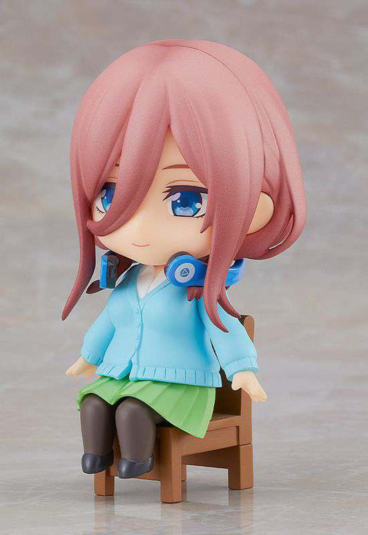 THE QUINTESSENTIAL QUINTUPLETS MOVIE NENDOROID SWACCHAO! FIGURA MIKU NAKANO 9 CM GOOD SMILE COMPANY