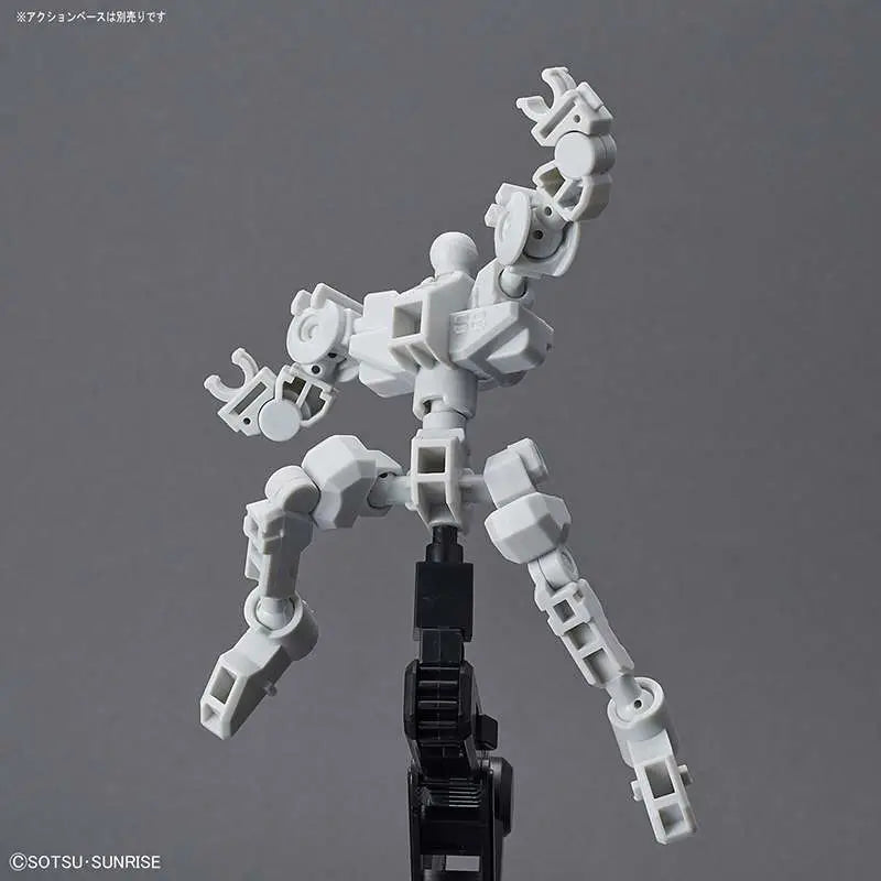 BANDAI SD CROSS SILHOUETTE FRAME WHITE MODEL KIT 7 cm