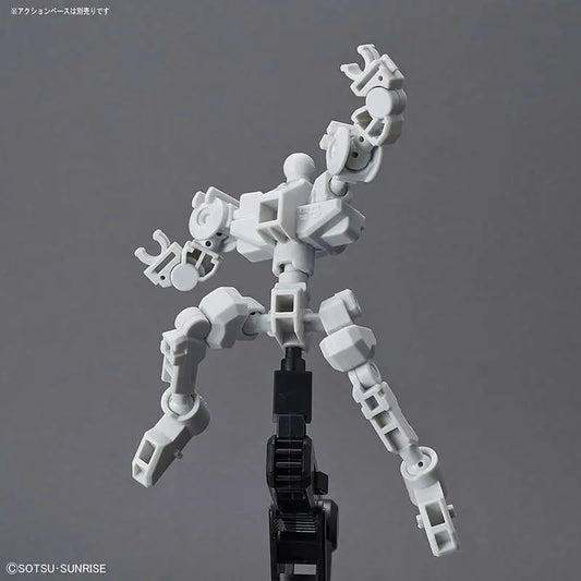 BANDAI SD CROSS SILHOUETTE FRAME WHITE MODEL KIT 7 cm