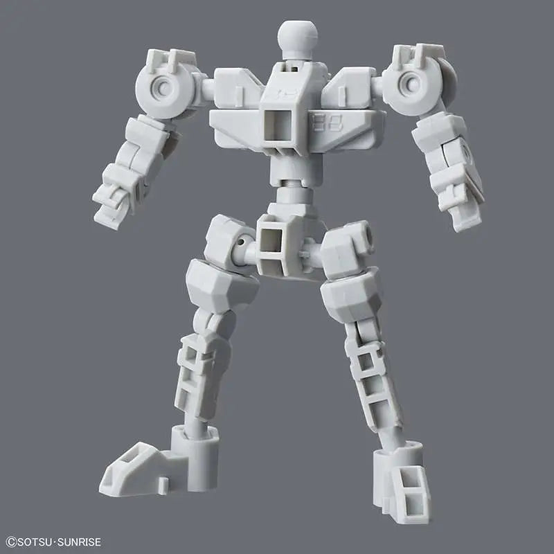 BANDAI SD CROSS SILHOUETTE FRAME WHITE MODEL KIT 7 cm