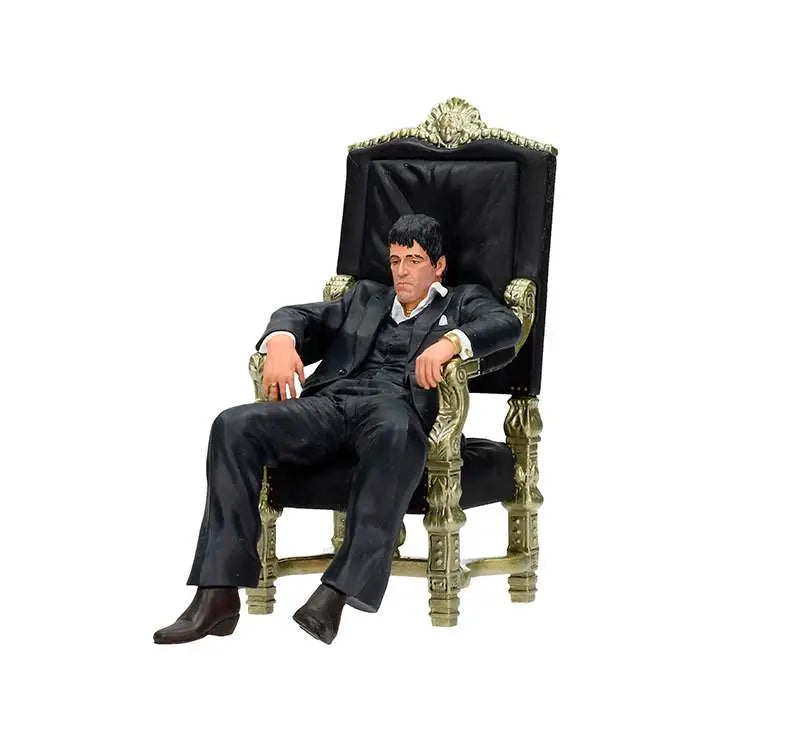 SD TOYS SCARFACE TONY MONTANA HIS CHAIR FIG FIGURA 18 cm