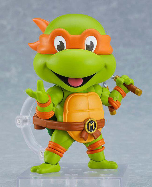 TARTARUGHE NINJA NENDOROID ACTION FIGURA MICHELANGELO 10 CM GOOD SMILE COMPANY