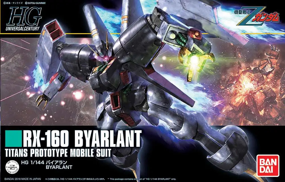 BANDAI HGUC BYARLANT 1/144 MODEL KIT 12 cm