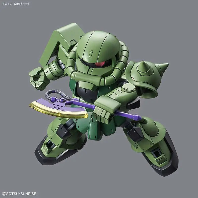 BANDAI SD CROSS SILHOUETTE ZAKU II MODEL KIT 7 cm