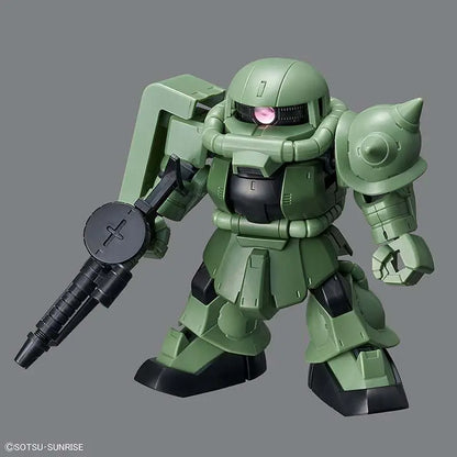 BANDAI SD CROSS SILHOUETTE ZAKU II MODEL KIT 7 cm