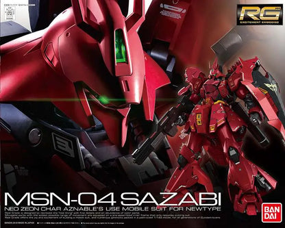 BANDAI RG SAZABI 1/144 MODEL KIT 17 cm