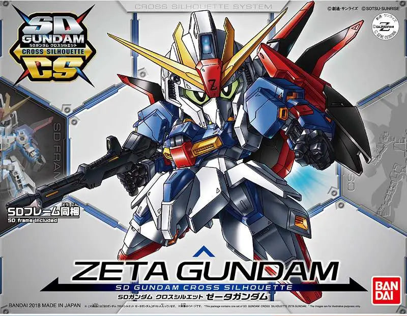 BANDAI - GUNDAM SD CROSS SILHOUETTE ZETA MODEL KIT 7 cm