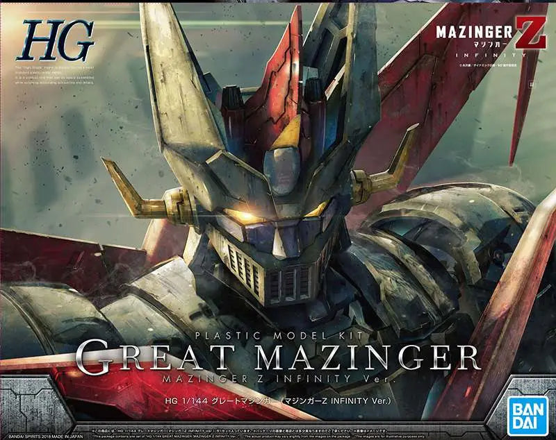 BANDAI - MAZINGER HG GREAT INFINITY VER 1/144 MODEL KIT 18 cm