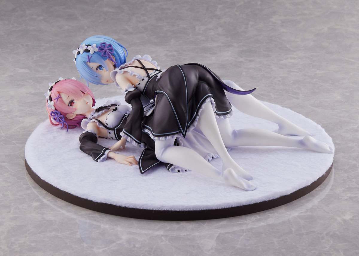 FURYU REZERO START LIFE WO RAM & REM ST 1/7 STATUA 9 cm