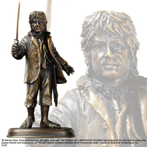 NOBLE COLLECTIONS HOBBIT BILBO SCULPT STATUA 12.5 cm