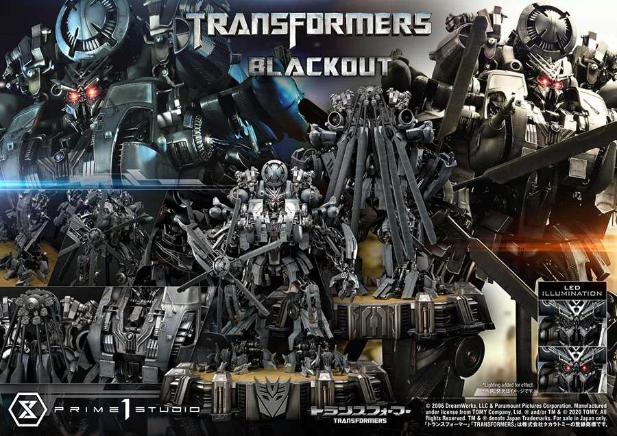 TRANSFORMERS BLACKOUT STATUE