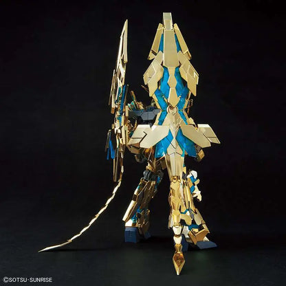 BANDAI - GUNDAM HGUC PHENEX DESTR NAR GOLD 1/144 MODEL KIT 12 cm