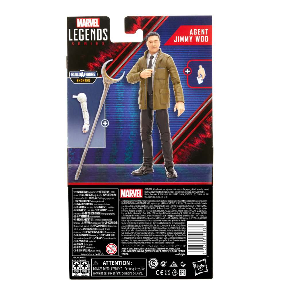 HASBRO ML KHONSHU DISNEY+ AGENT JIMMY WOO AF ACTION FIGURE