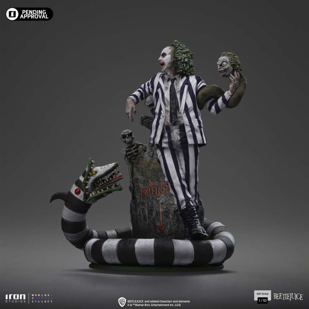 IRON STUDIOS BEETLEJUICE 1/10 STATUA 19 cm