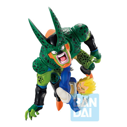 BANPRESTO VEGETA & CELL DRAGON BALL ICHIBANSHO DRAGON HISTORY II STATUA 17 CM