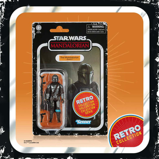STAR WARS THE MANDALORIAN RETRO COLLECTION ACTION FIGURA 2022 THE MANDALORIAN (BESKAR) 10 CM HASBRO