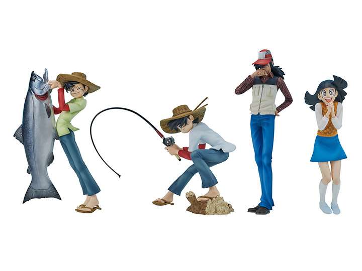 UNION CREATIVE SANPEI FISHERMAN DIGSTA BOX DISPAY MINI FIGURA 10/18CM