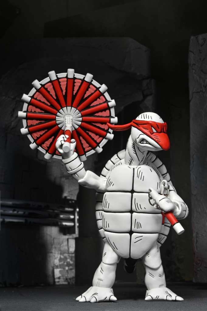 TMNT MIRAGE B&W FIRST TURTLES 2PACK AF