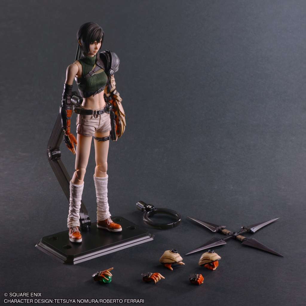SQUARE ENIX FF 7 REBIRTH YUFFIE KISARAGI PAK AF ACTION FIGURE 24 cm