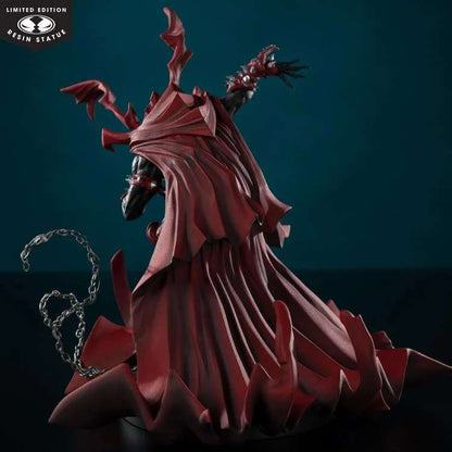 MCFARLANE TOYS 25 SPAWN BLACK WHITE & RED ALL OVER SPAWN GREG CAPULLO RESIN STATUA 22 cm