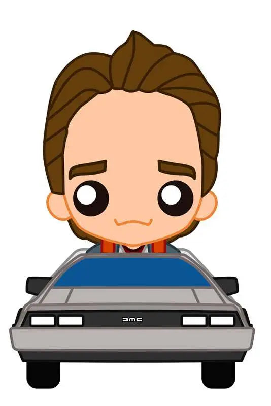 SD TOYS BTTF MARTY MCFLY DELOREAN POKIS FIG FIGURA 6 cm