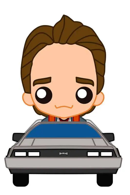 SD TOYS BTTF MARTY MCFLY DELOREAN POKIS FIG FIGURA 6 cm