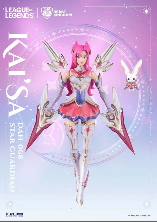 LEAGUE OF LEGENDS DYNAMIC 8CTION HEROES ACTION FIGURA 1/9 STAR GUARDIAN KAI'SA 19 CM BEAST KINGDOM TOYS