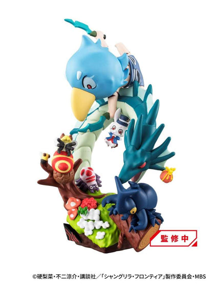 MEGAHOUSE PETITRAMA EX SHANGRI-LA FRONTIER MONSTER DIORAMA COLLECTION SET MINI FIGURA 11 cm
