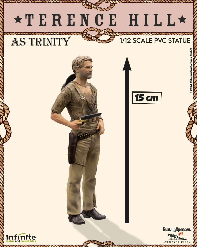 INFINITE STATUE TERENCE HILL AS TRINITY PVC 1/12 STATUA 15 cm