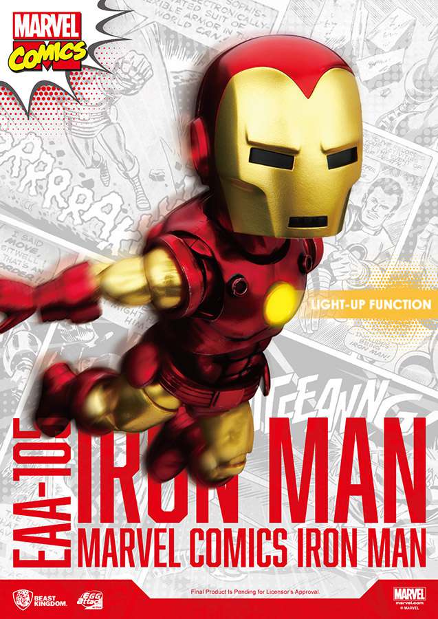 BEAST KINGDOM EGG ATTACK ACT CLASSIC IRON MAN ACTION FIGURE
