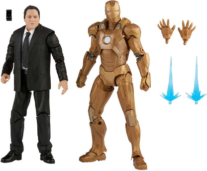 HASBRO ML IS HAPPY HOGAN & IRON MAN MKXXI AF ACTION FIGURE