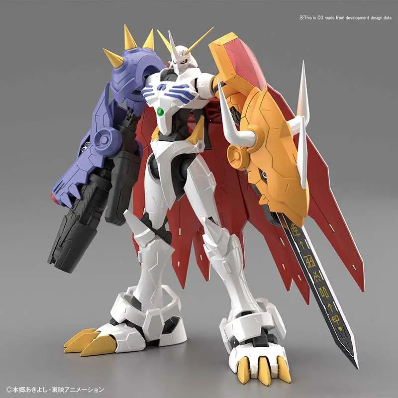 BANDAI RISE DIGIMON OMEGAMON AMPLIFIED MODEL KIT 20 cm