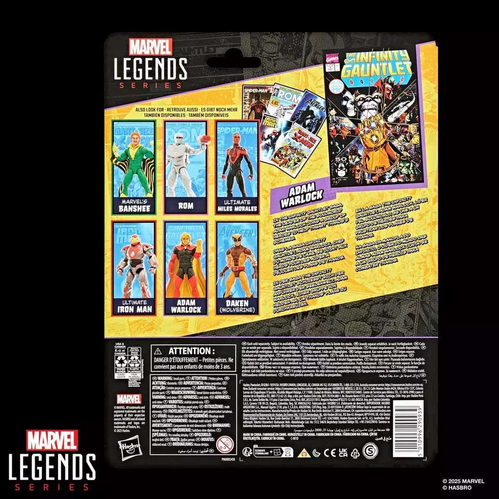 HASBRO - MARVEL LEGENDS MINI COMICS ADAM WARLOCK ACTION FIGURE
