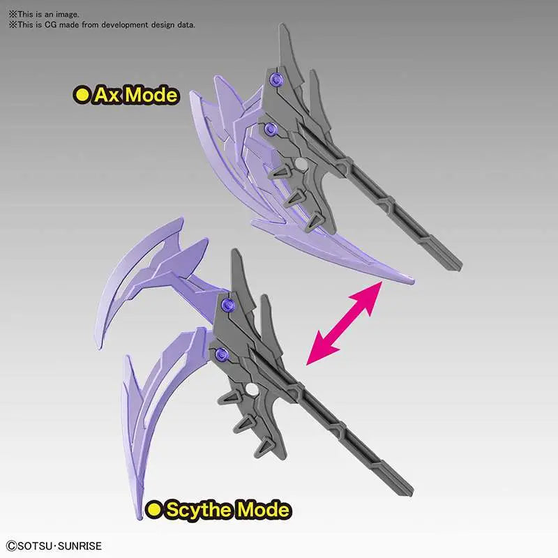BANDAI SD SANGOKU SOKETS XU HUANG DEATHSCYTHE MODEL KIT 8.5 cm