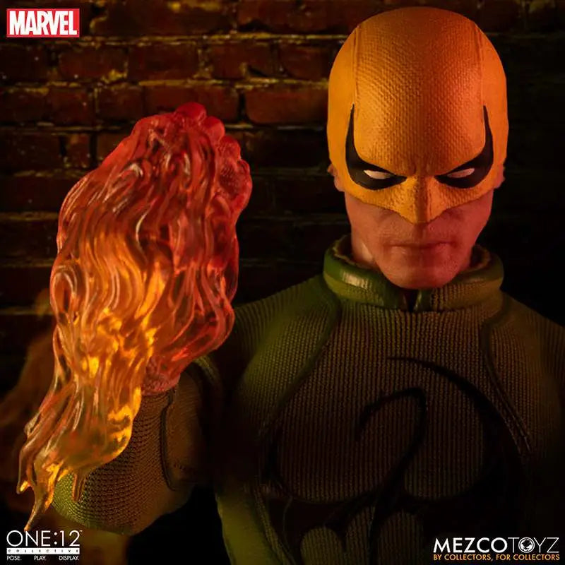 MEZCO TOYS IRON FIST - MARVEL ONE 12 COLL AF RERUN ACTION FIGURE 16 cm