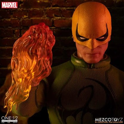 MEZCO TOYS IRON FIST - MARVEL ONE 12 COLL AF RERUN ACTION FIGURE 16 cm
