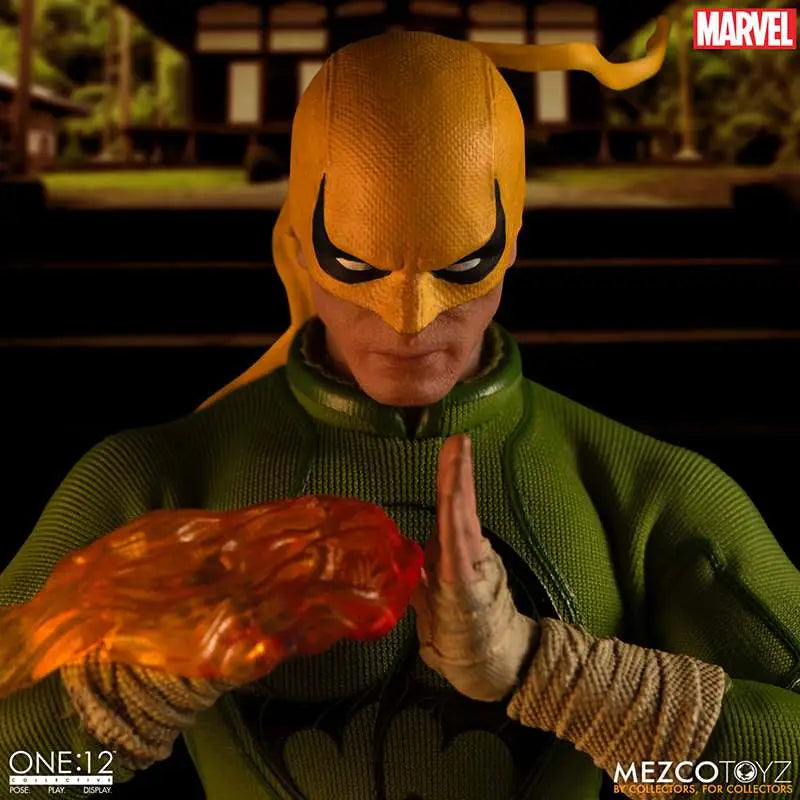 MEZCO TOYS IRON FIST - MARVEL ONE 12 COLL AF RERUN ACTION FIGURE 16 cm