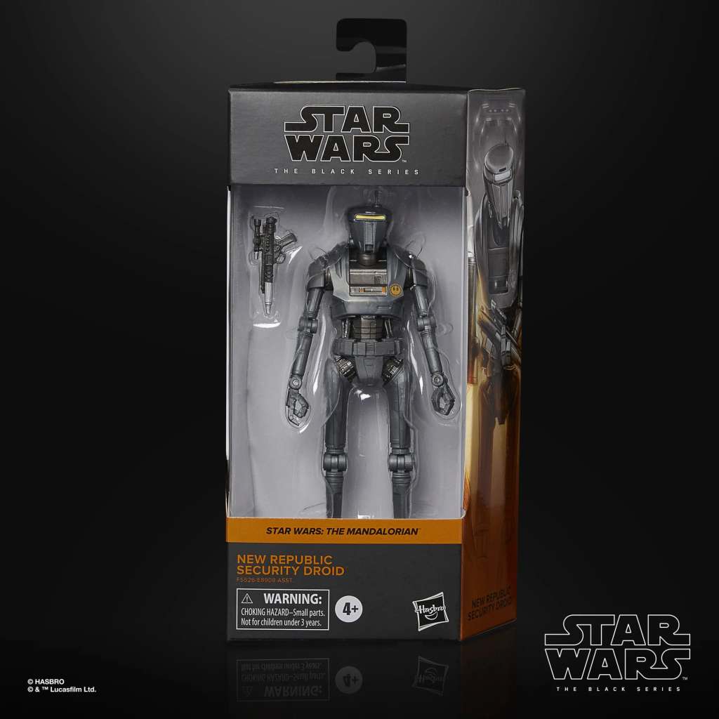 STAR WARS: THE MANDALORIAN BLACK SERIES ACTION FIGURA 2022 NEW REPUBLIC SECURITY DROID 15 CM HASBRO
