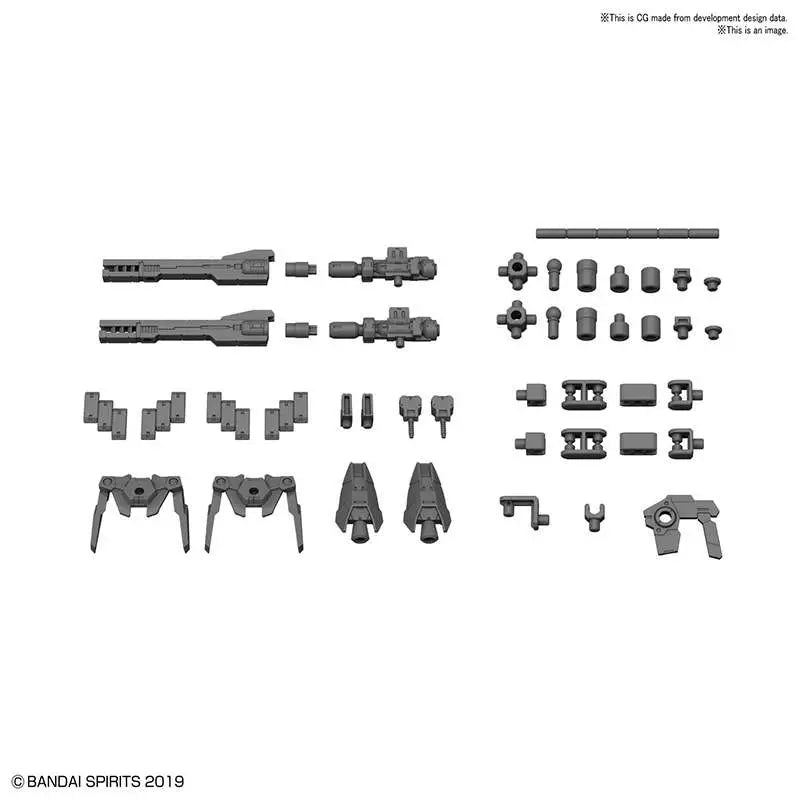 BANDAI OPTION PARTS SET 1 1/144 MODEL KIT 30MM