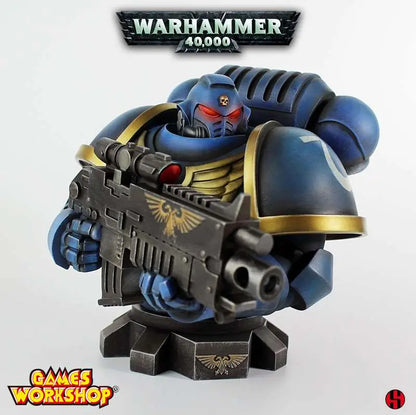 WARHAMMER 40K ULTRA MARINE PRIMARIS BUST