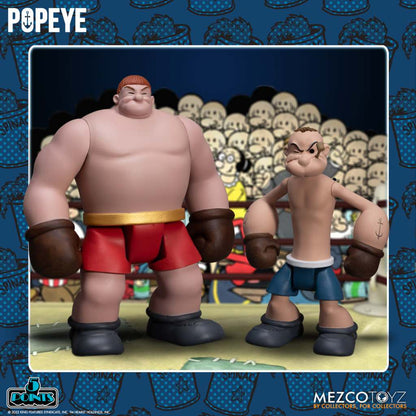 MEZCO TOYS 5 POINTS POPEYE & OXHEART BOX SET ACTION FIGURE 8 cm