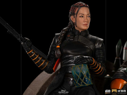 IRON STUDIOS MANDALORIAN BOBAFETT FENNEC DLX 1/10 STATUA 23 cm
