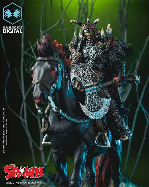 SPAWN BLOOD AXE W/HORSE 2-PK AF
