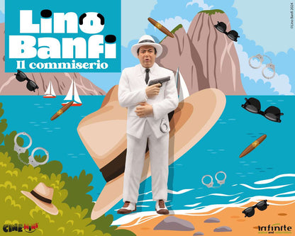 INFINITE STATUE LINO BANFI IL COMMISERIO CINEMINI PVC MINI FIGURA 11 cm