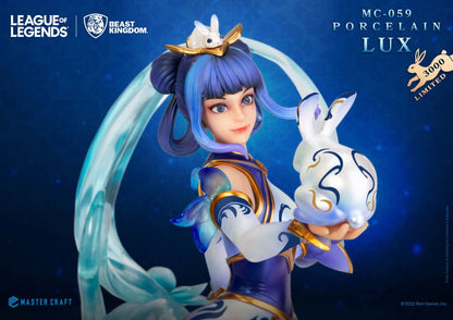 BEAST KINGDOM LEAGUE LEGENDS MASTER CRF PRCLAIN LUX STATUA 42 cm