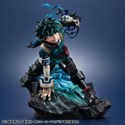 MEGAHOUSE IZUKU MIDORIYA MY HERO ACADEMIA LUCREA STATUA 18 CM