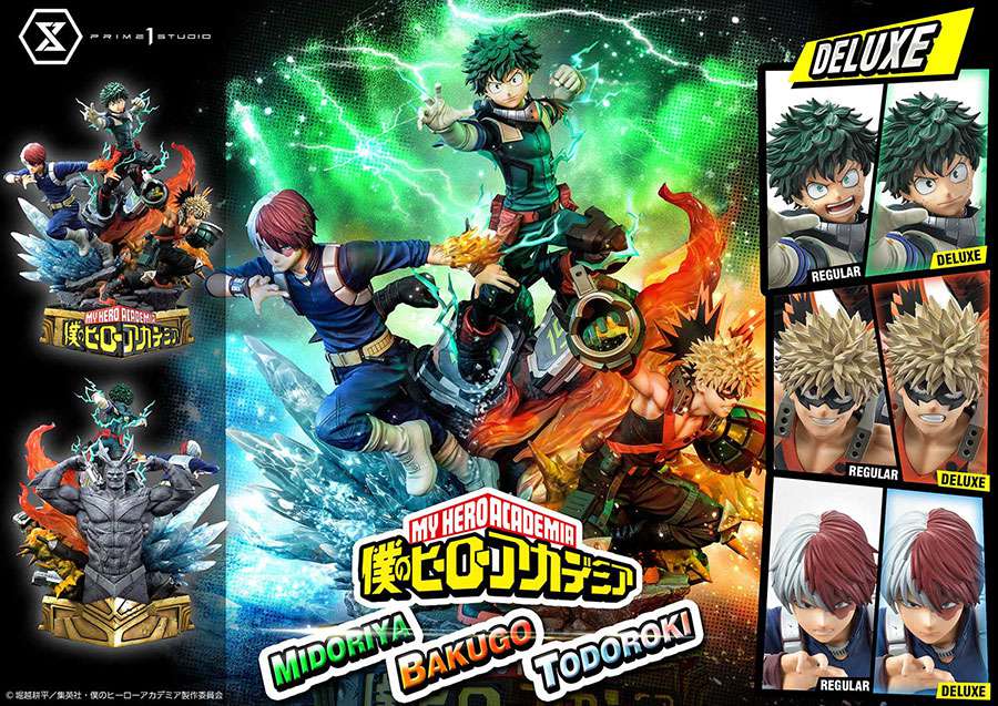 MHA MIDORIYA BAKUGOTO DOROKI DLX BONUS STATUA PRIME 1 STUDIO