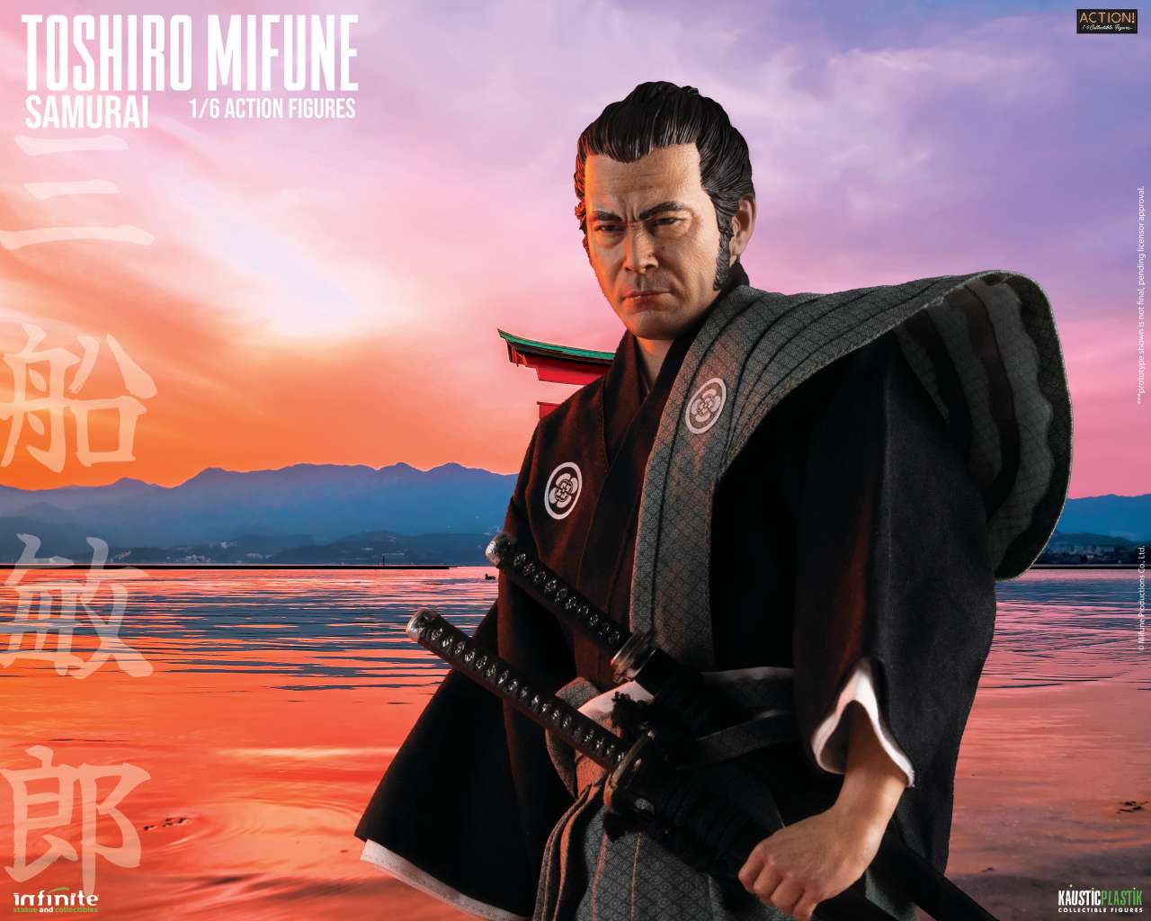 INFINITE STATUE TOSHIRO MIFUNE SAMURAI 1/6 ACTION FIGURE 30 cm
