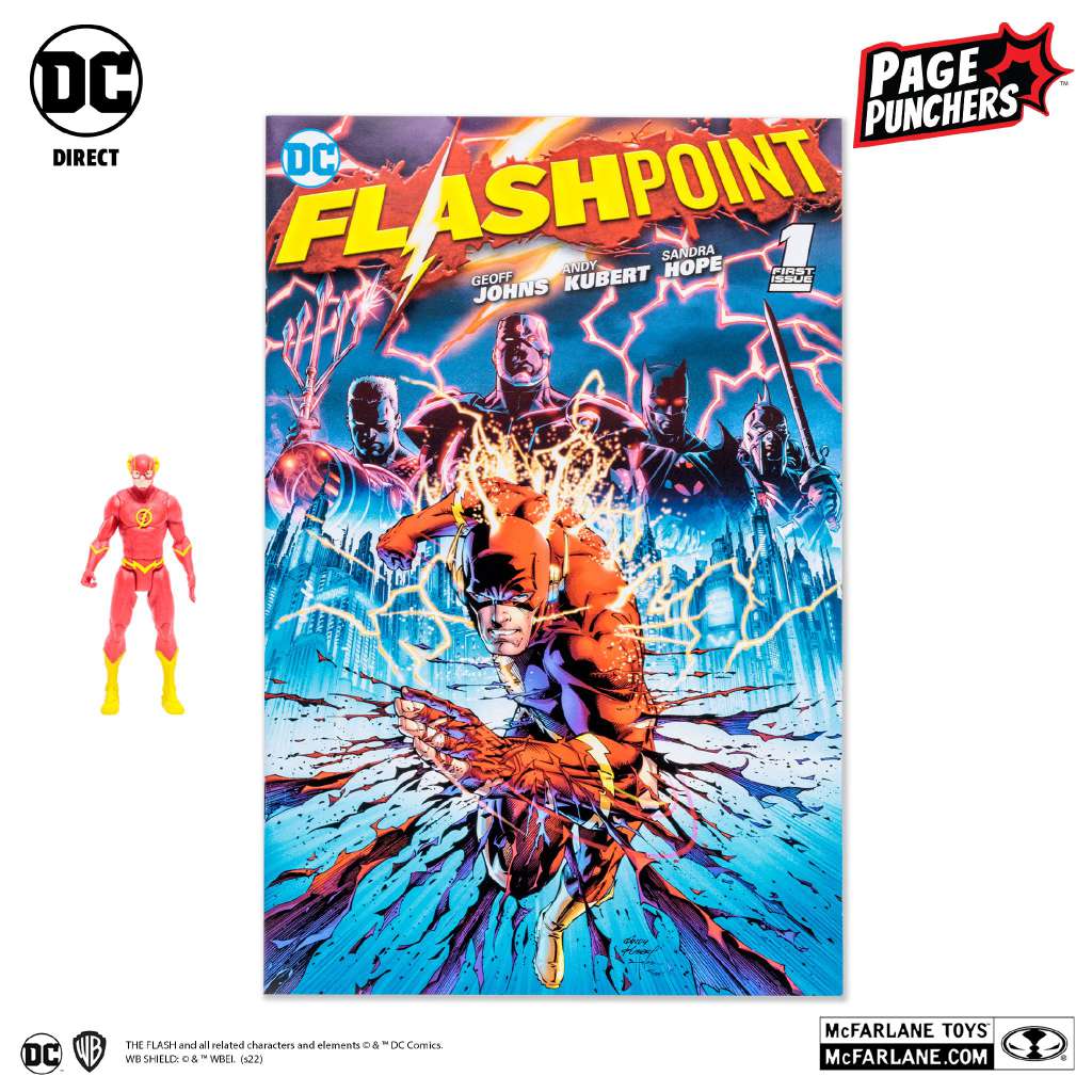 DC PAGE PUNCHERS FLASH + COMIC 3INCH AF