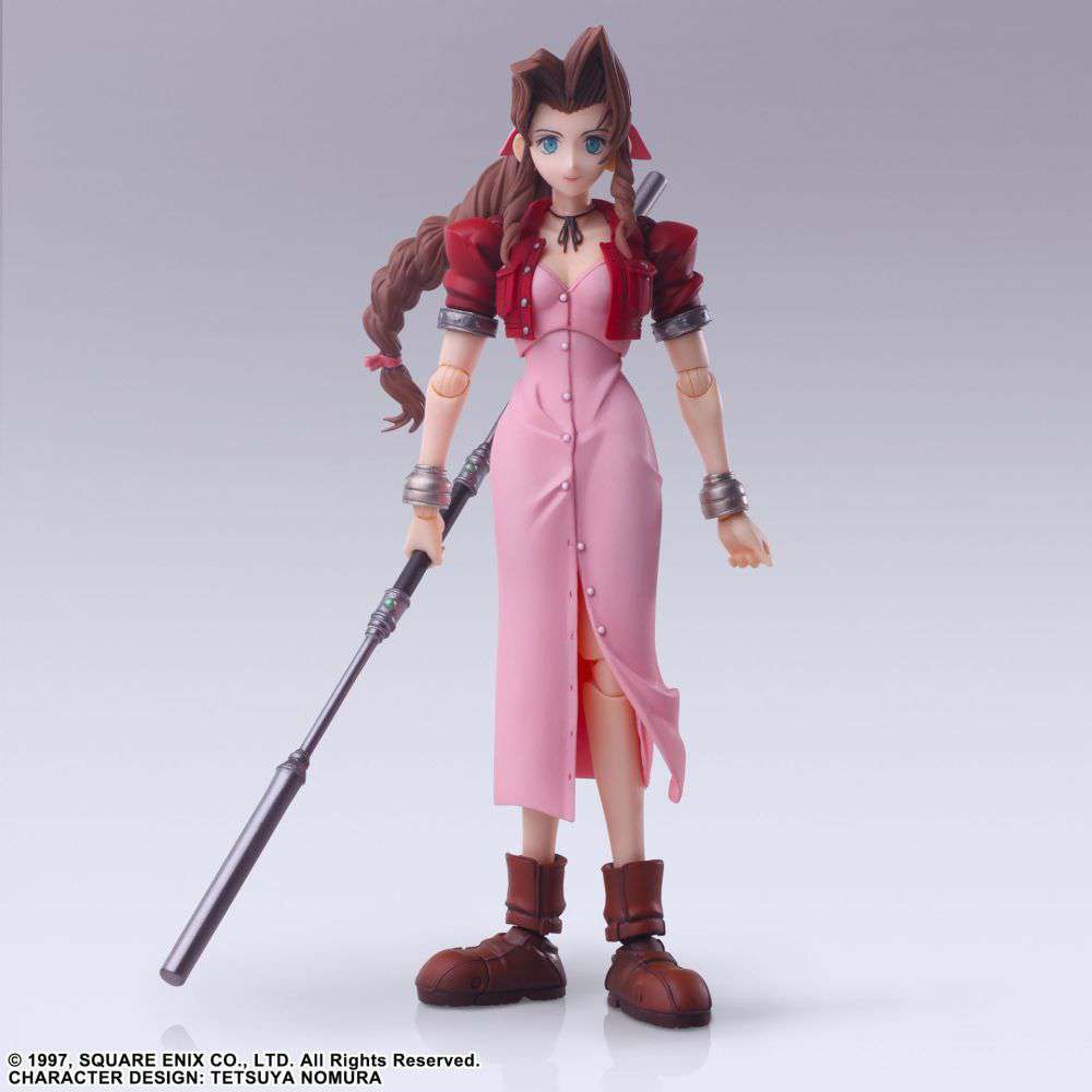 SQUARE ENIX FFVII AERITH GAINSBOROUGH BRING ARTS AF ACTION FIGURE 13 cm